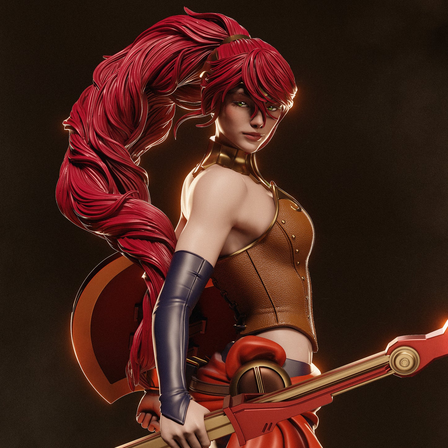 Pyrrha Nikos Statue