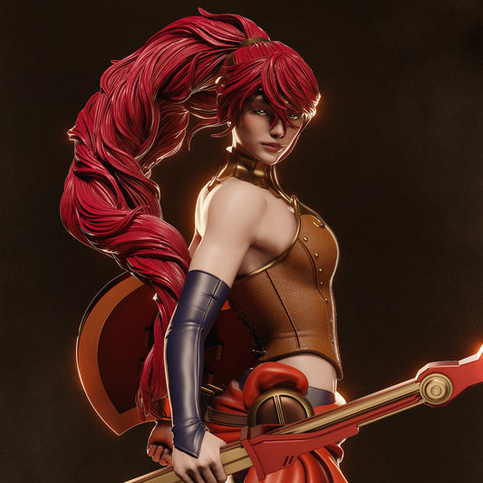 Pyrrha Nikos Statue