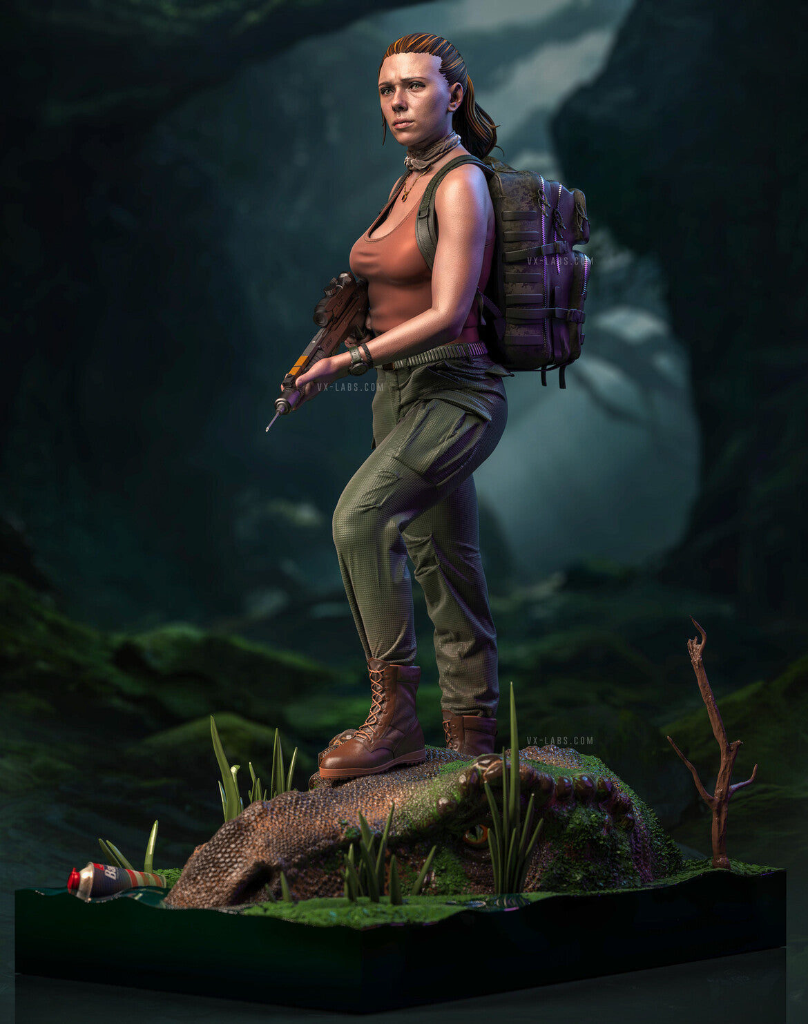 Zora Bennett Jurassic World Rebirth Statue