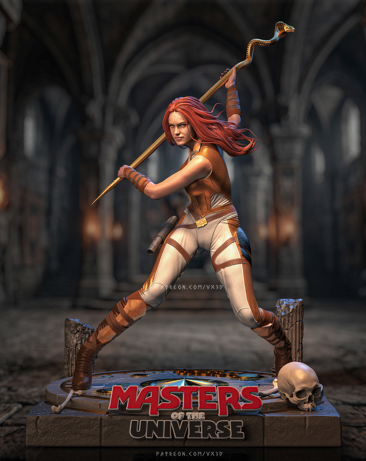 Teela Statue 3D-Printed Kit