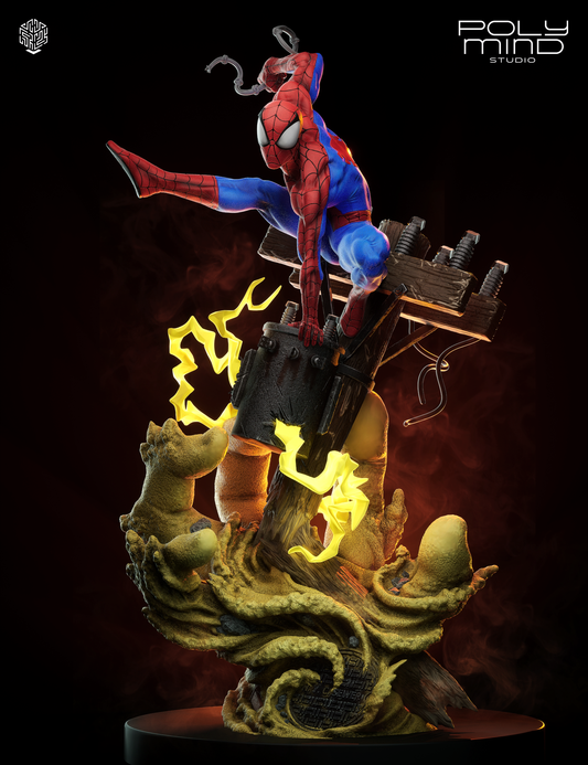 Spiderman Statue 3D-Printed Kit