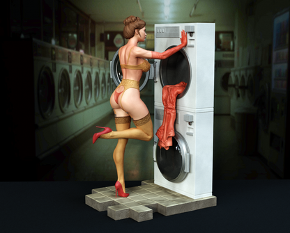 Laundry Girl Statue 3D-Printed Kit