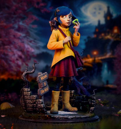 Coraline Statue 3D-Printed Kit