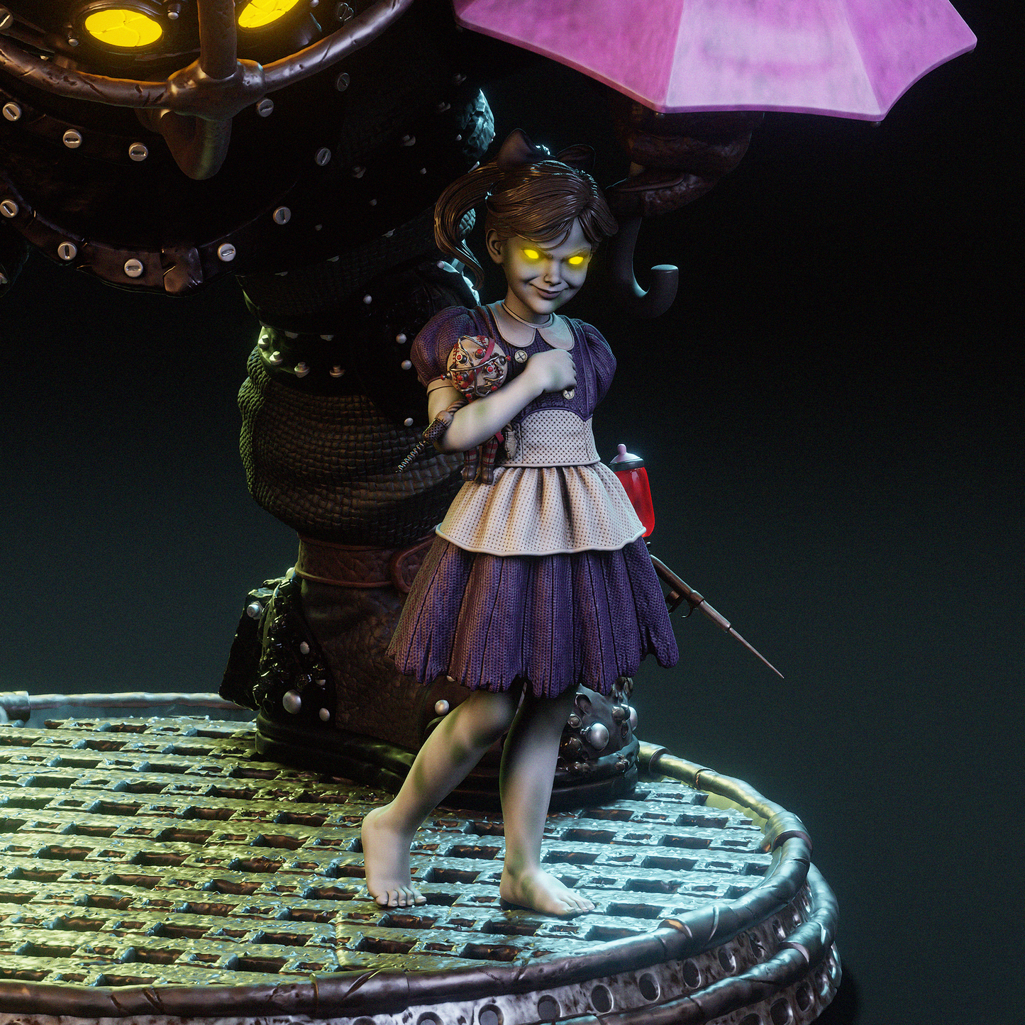 Big Daddy Statue 3D-Printed Kit