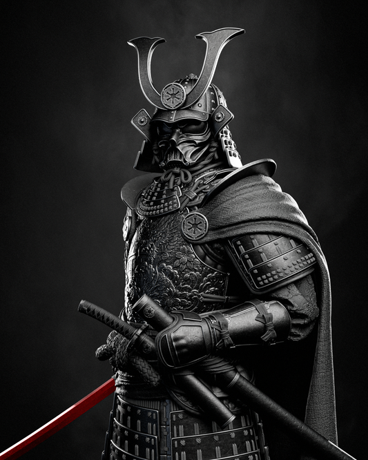 Darth Vader Samurai Statue 3D-Printed Kit