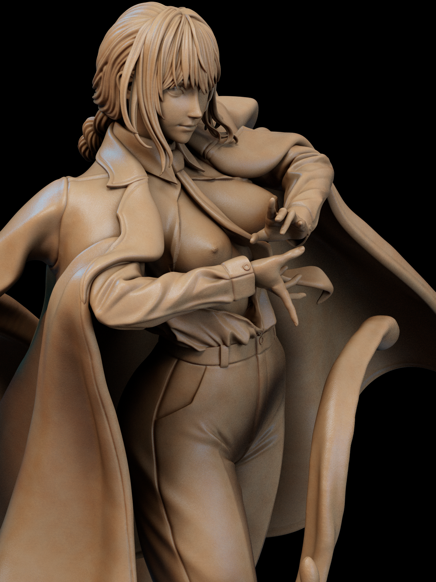 Makima Statue 3D-Printed Kit