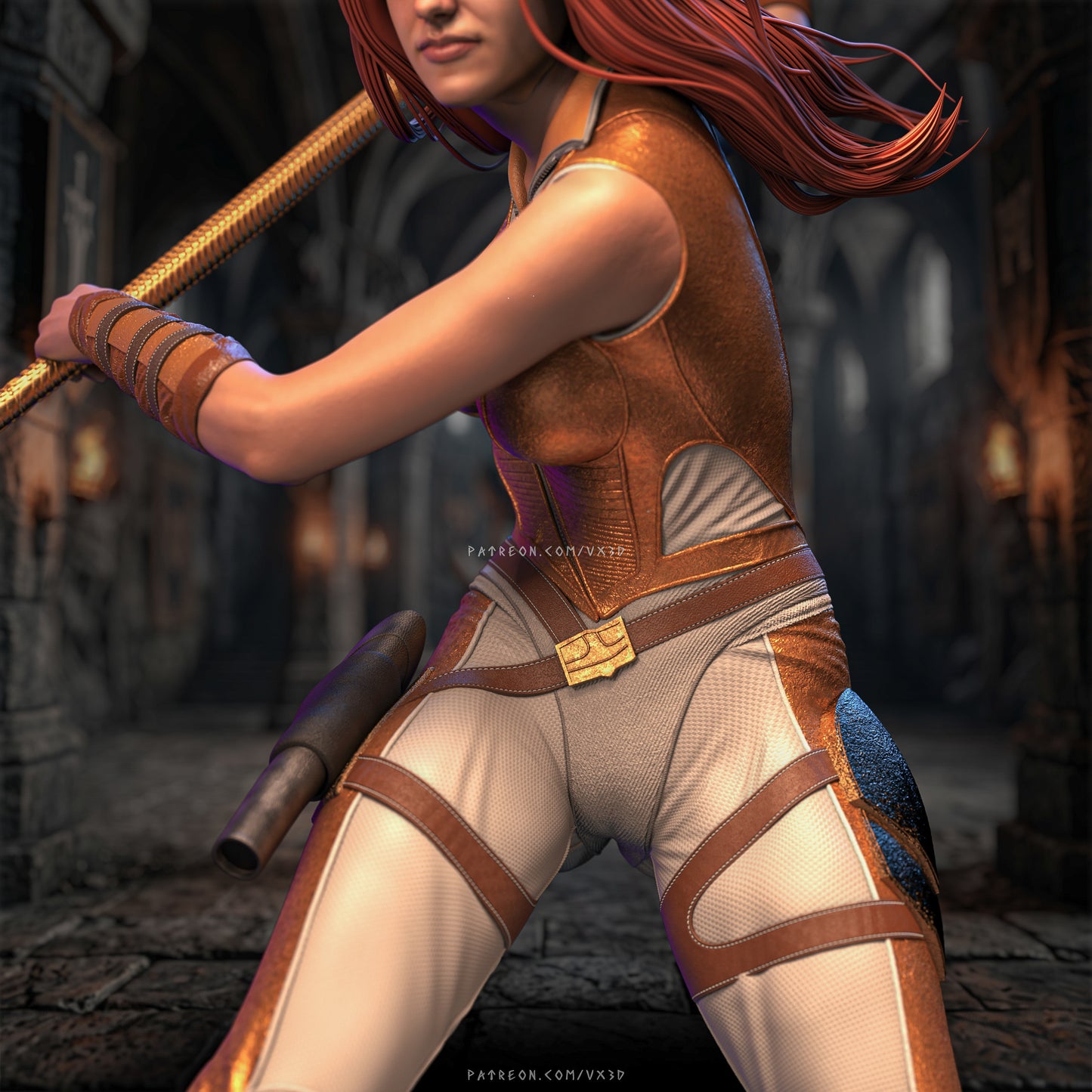 Teela Statue 3D-Printed Kit