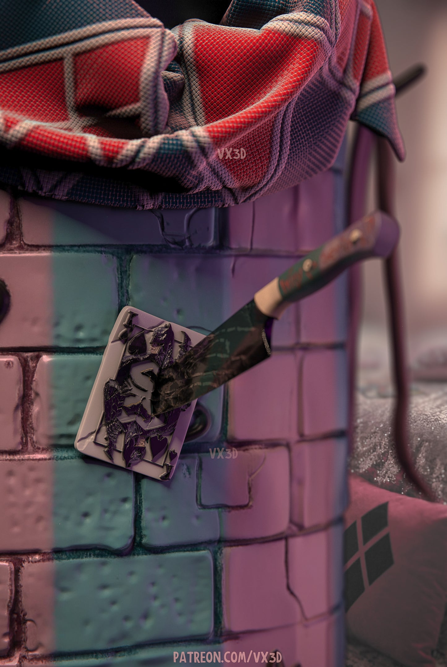 Harley "Trouble In Pink" Statue