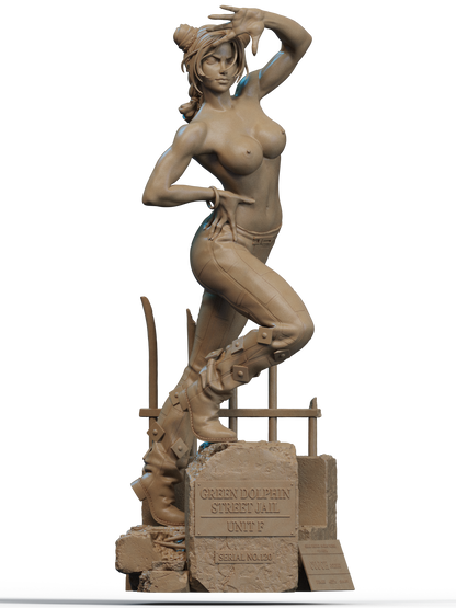 Jolyne Cujoh Statue 3D-Printed Kit