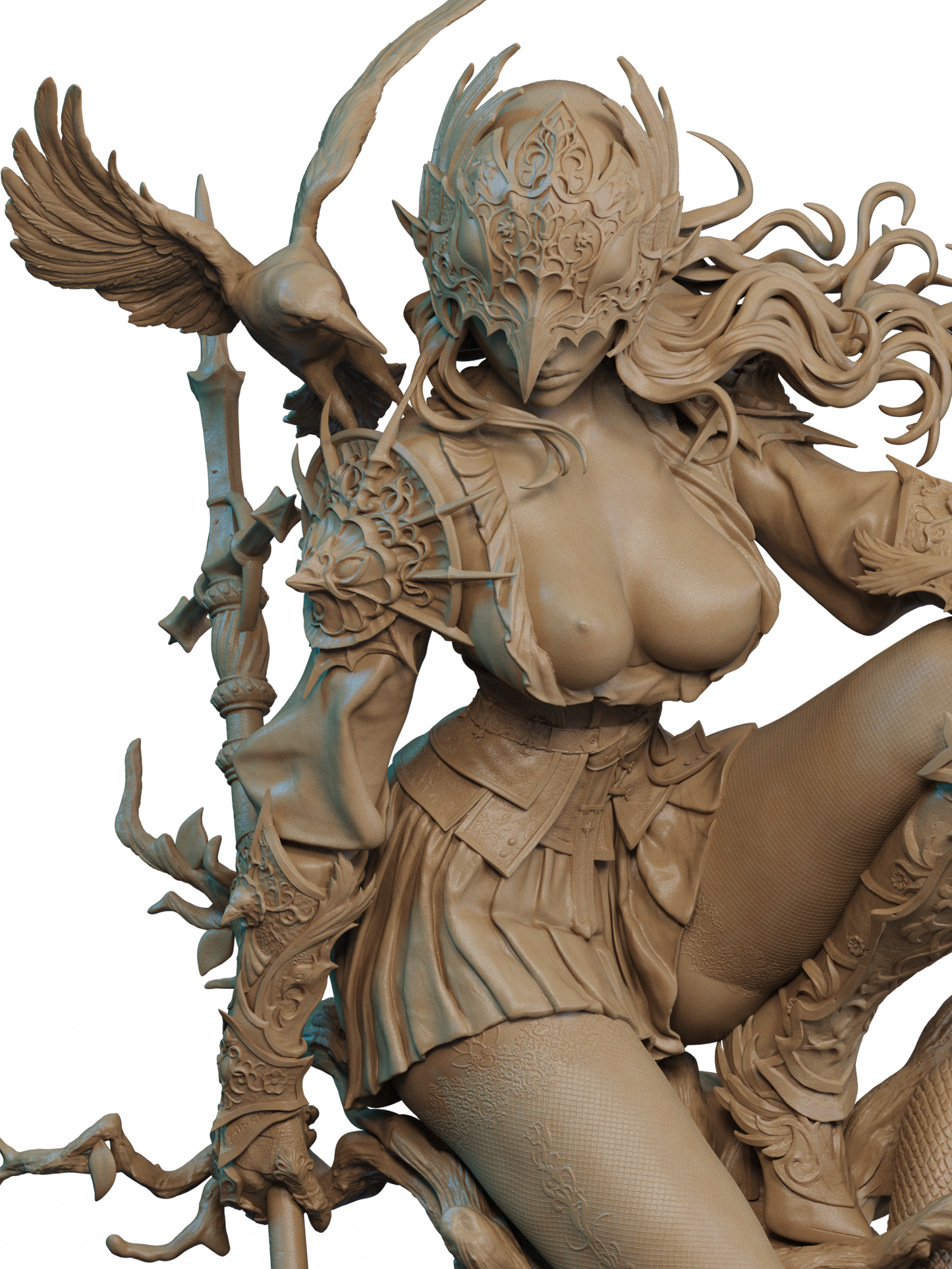 Lenora Queen of Crows Statue