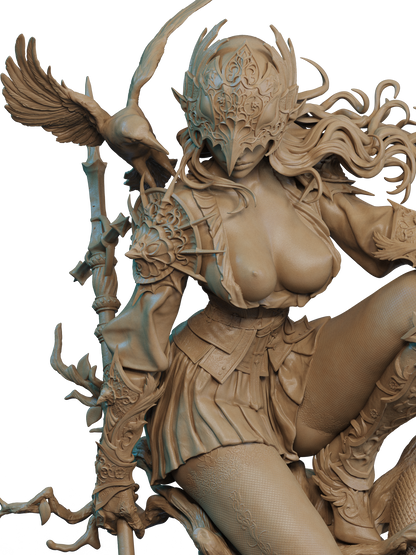 Lenora Queen of Crows Statue