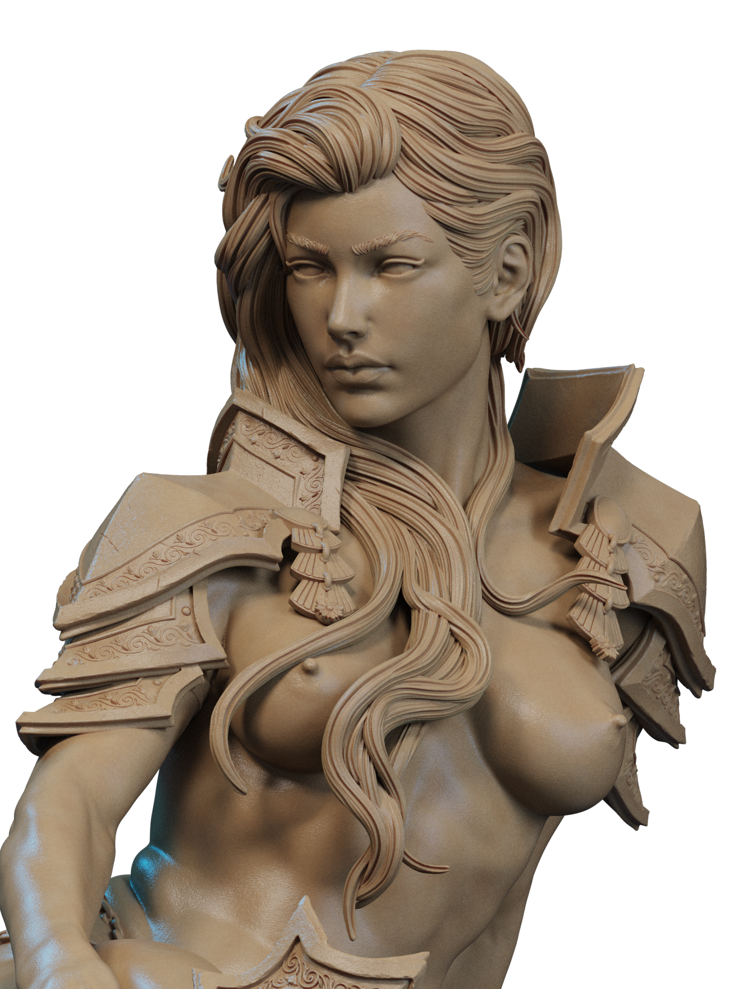 The Ember Queen Statue 3D-Printed Kit