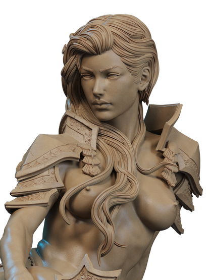 The Ember Queen Statue 3D-Printed Kit