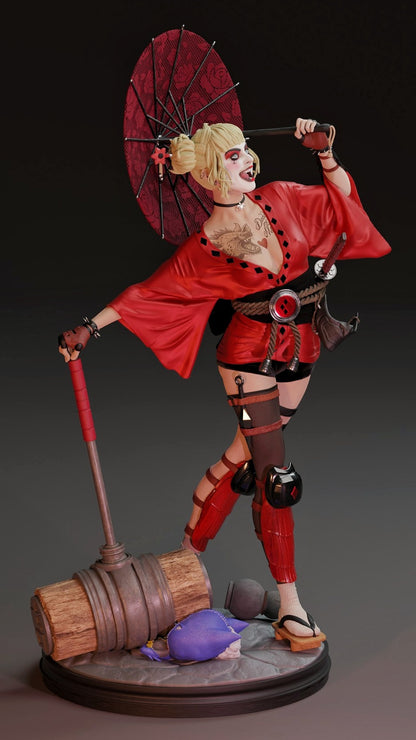 Harley Geisha Statue 3D-Printed Kit