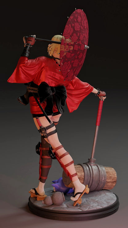 Harley Geisha Statue 3D-Printed Kit