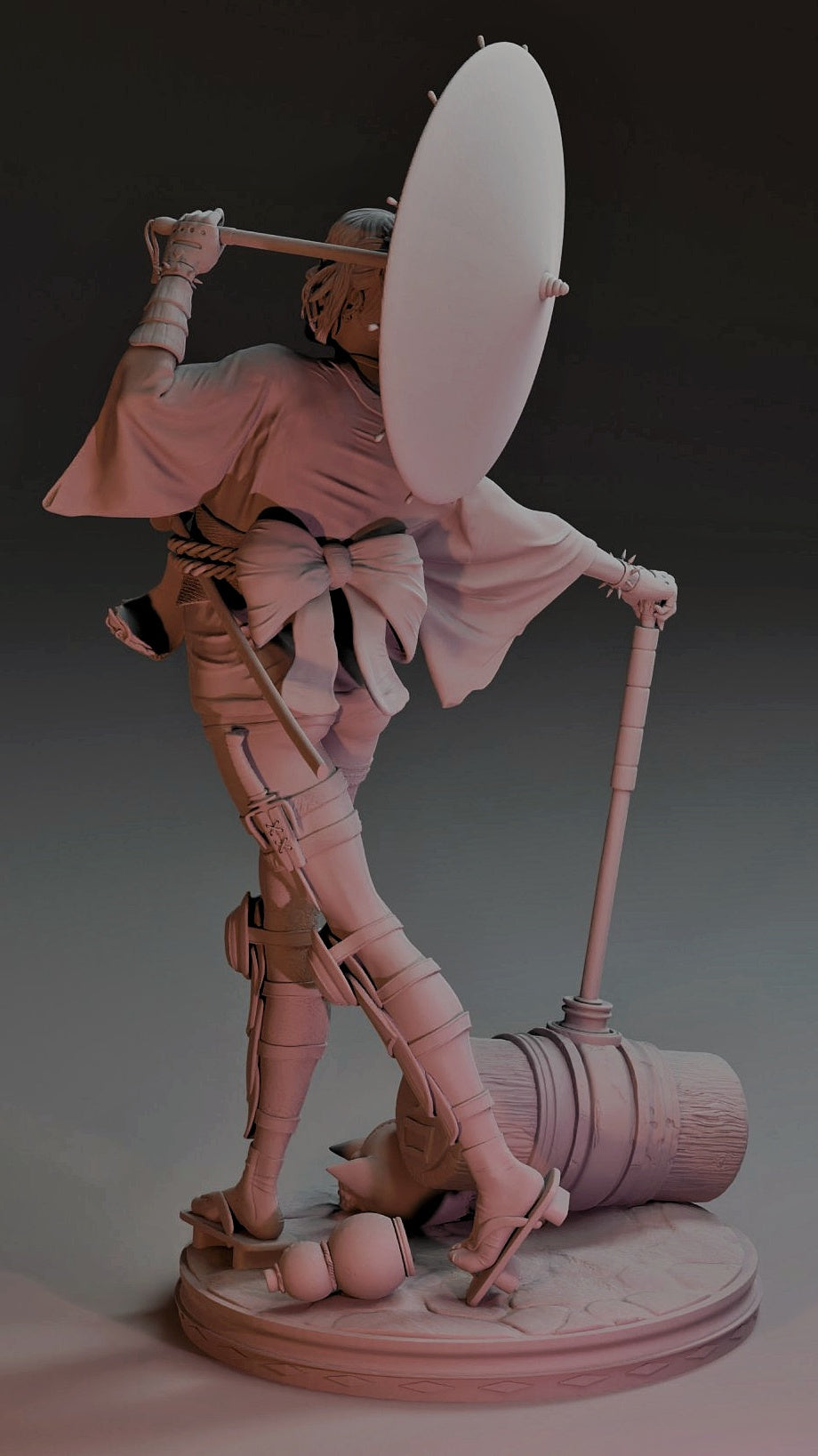 Harley Geisha Statue 3D-Printed Kit