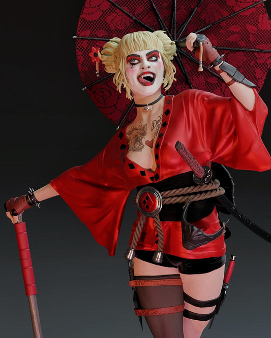 Harley Geisha Statue 3D-Printed Kit