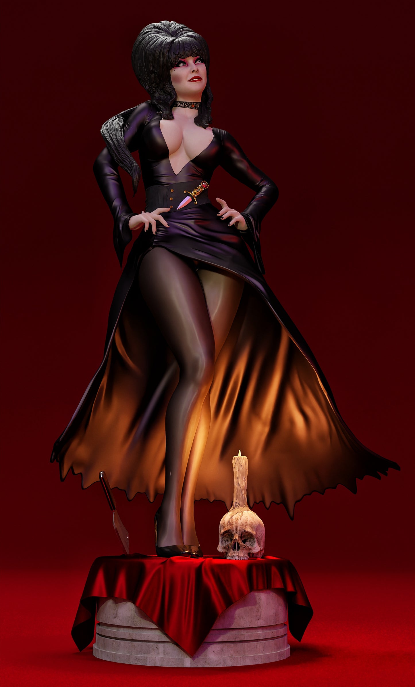 Elvira - Evil Mistress Statue
