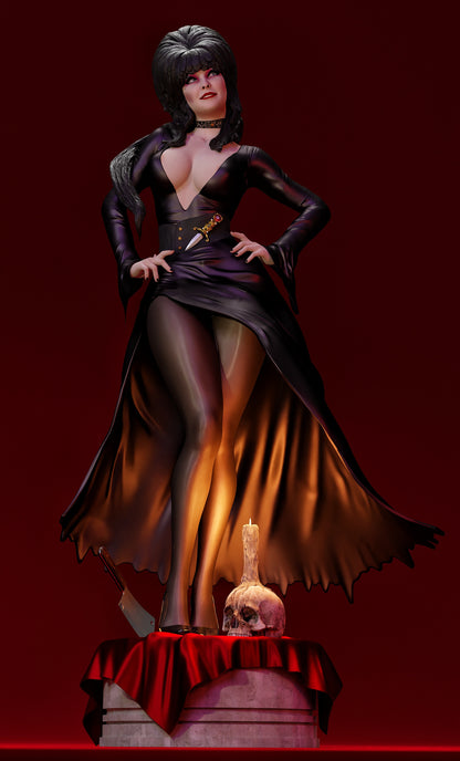 Elvira - Evil Mistress Statue