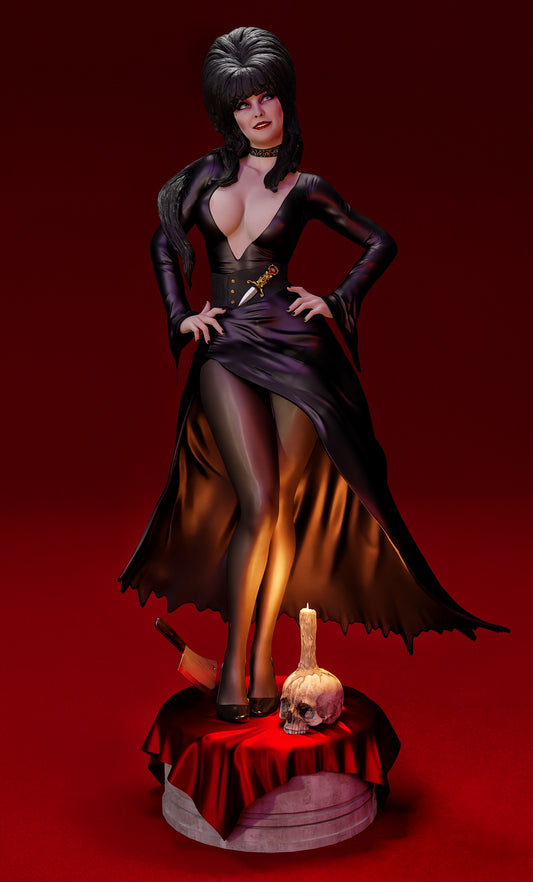 Elvira - Evil Mistress Statue