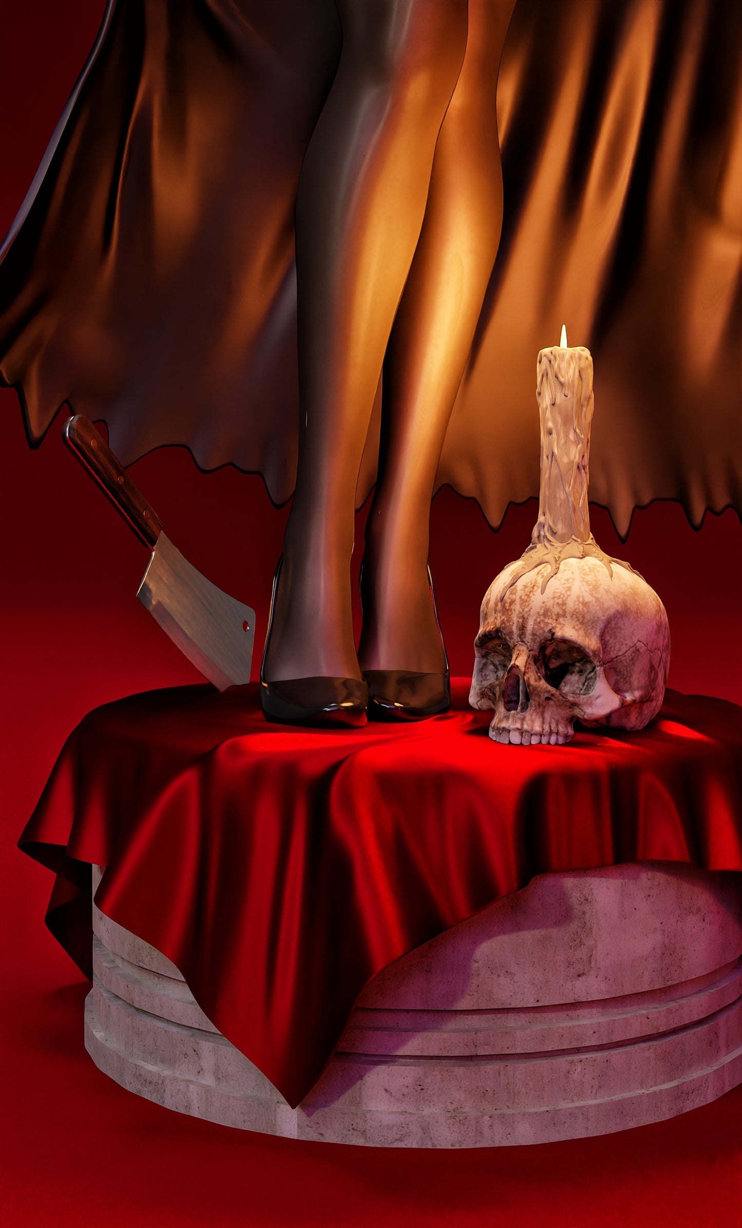Elvira - Evil Mistress Statue
