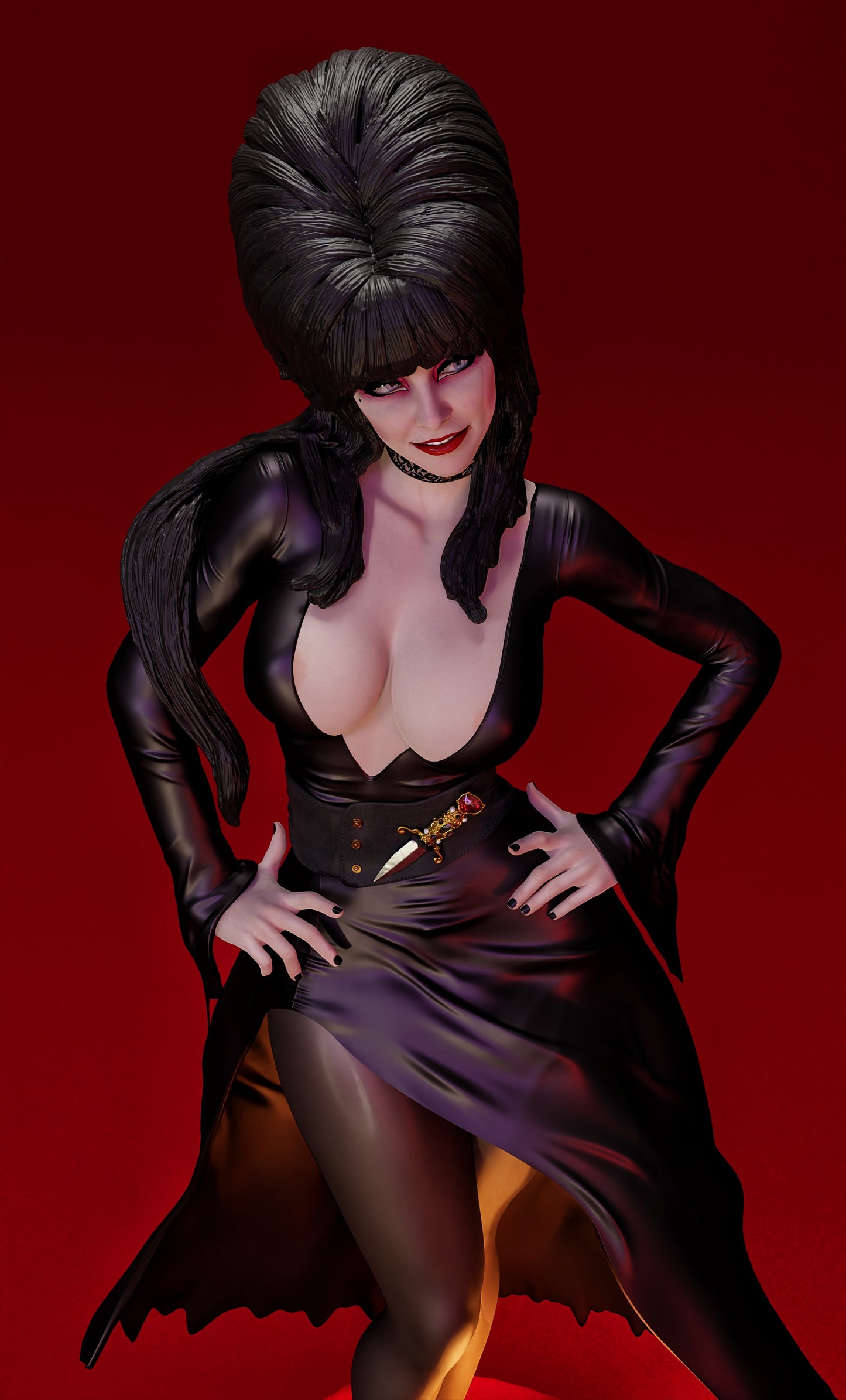 Elvira - Evil Mistress Statue