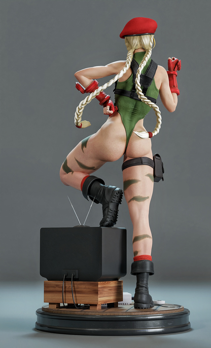 Cammy Statue 3D-Printed Kit