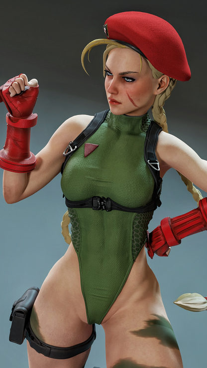 Cammy Statue 3D-Printed Kit