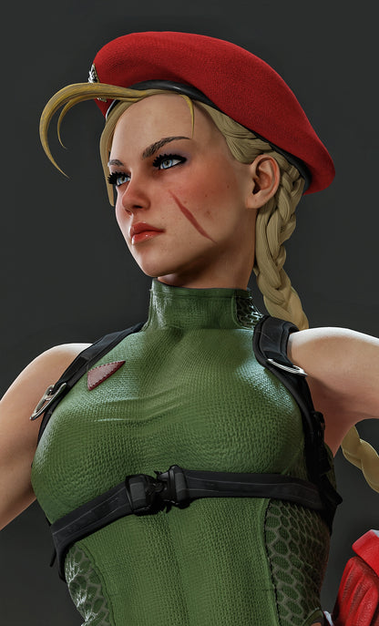 Cammy Statue 3D-Printed Kit