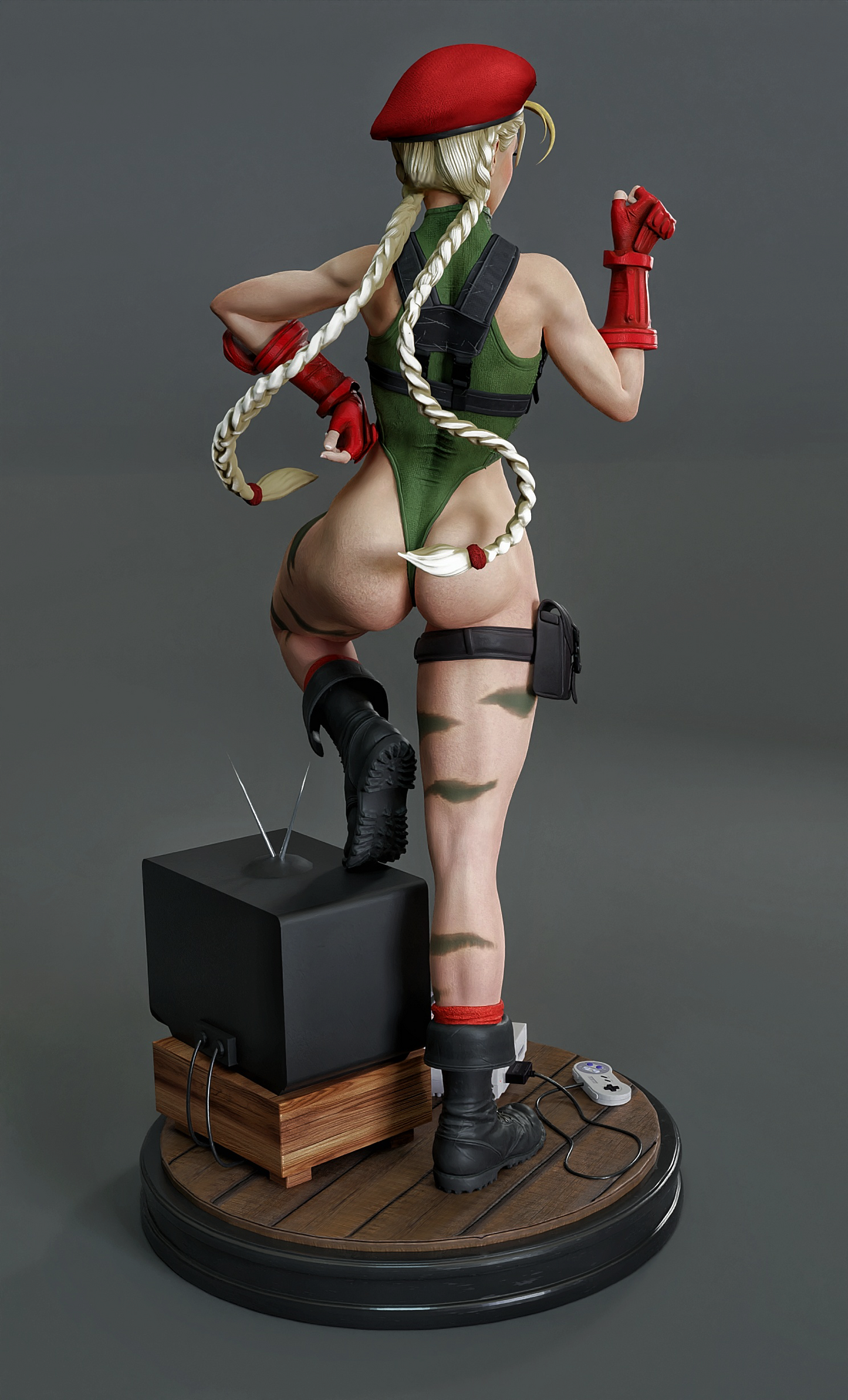 Cammy Statue 3D-Printed Kit