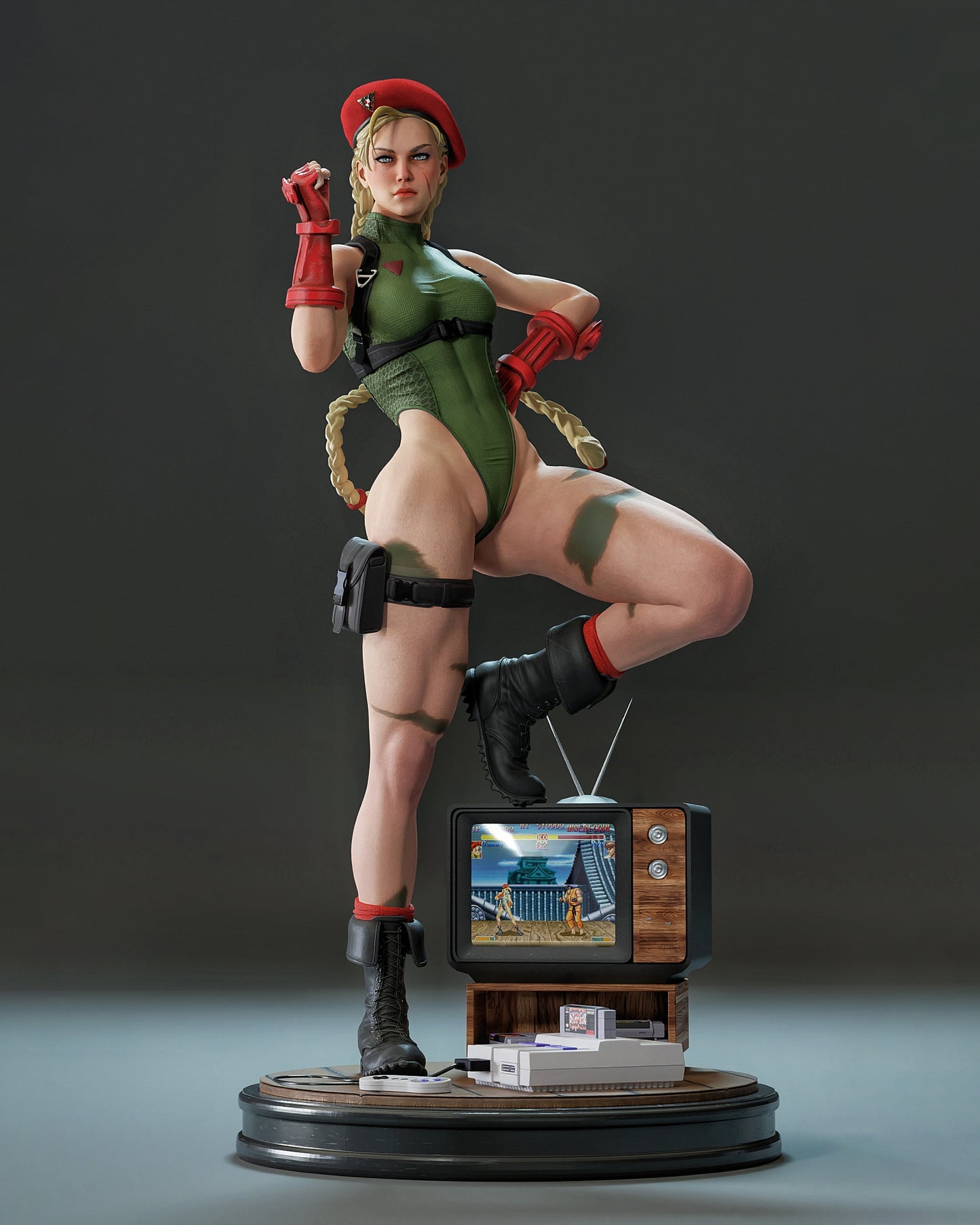 Cammy Statue 3D-Printed Kit