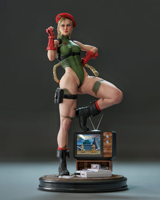 Cammy Statue 3D-Printed Kit
