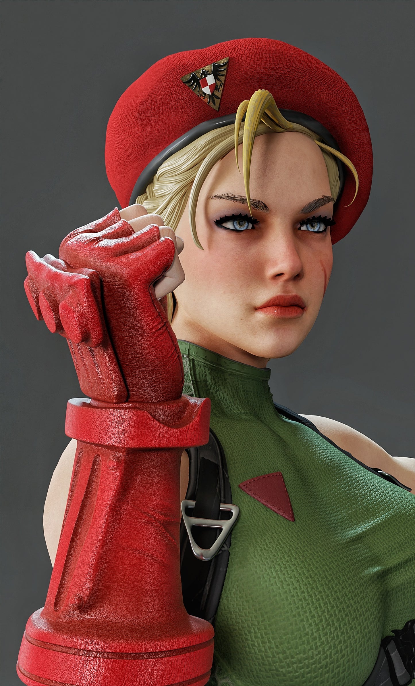 Cammy Statue 3D-Printed Kit