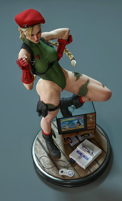 Cammy Statue 3D-Printed Kit