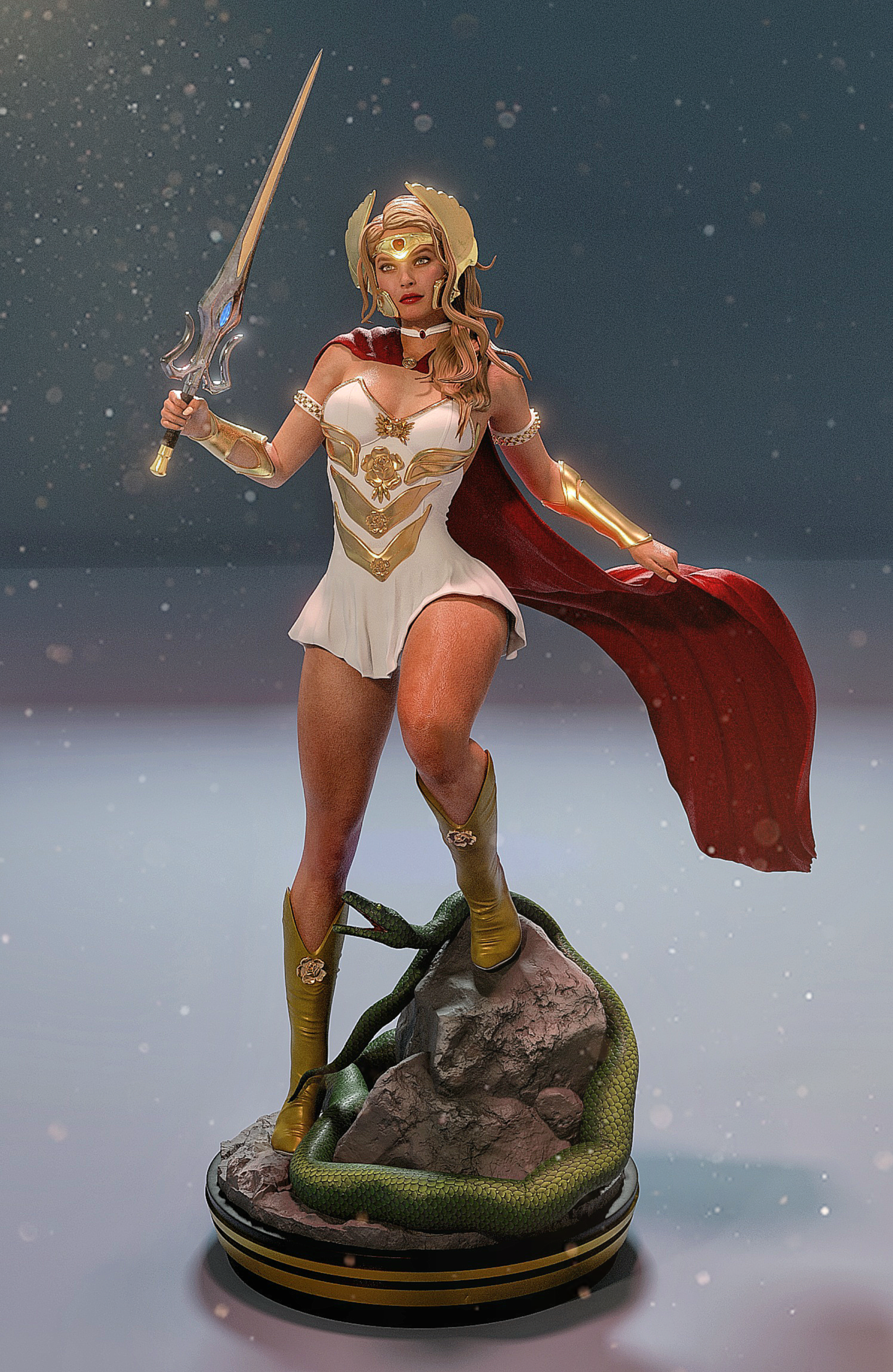 Princess Of Power Statue 3D-Printed Kit