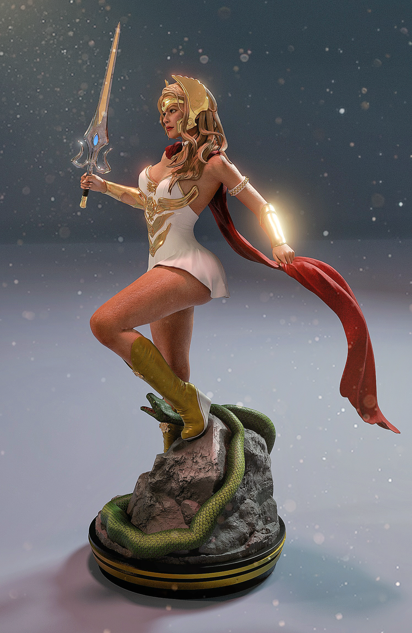 Princess Of Power Statue 3D-Printed Kit