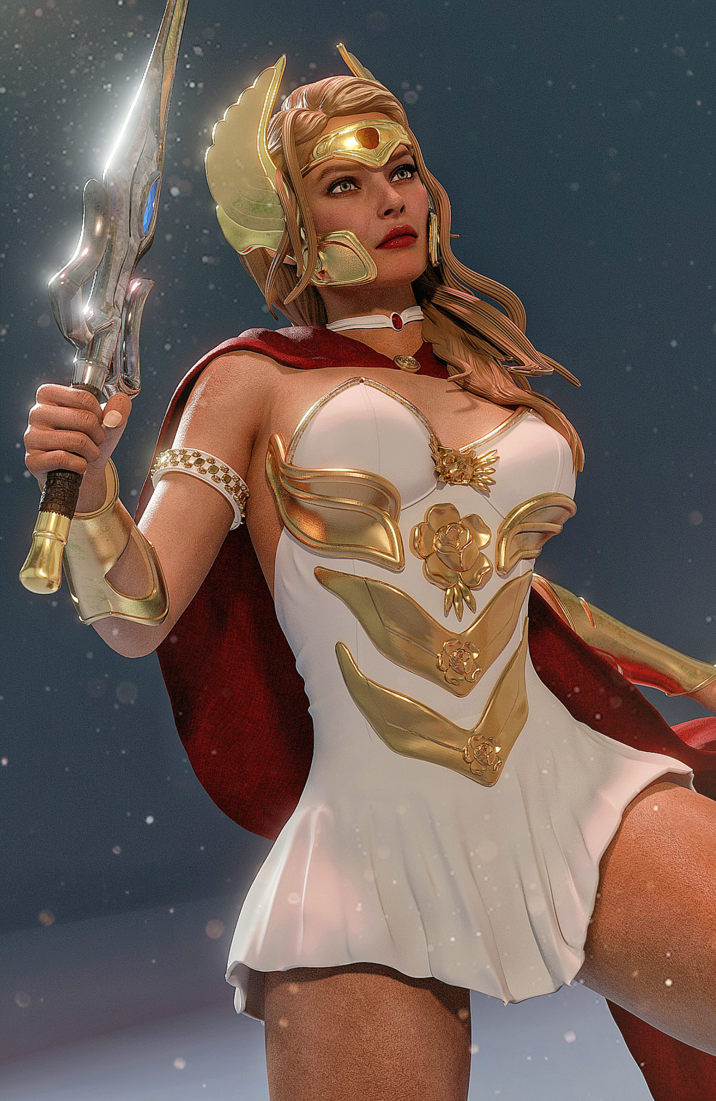 Princess Of Power Statue 3D-Printed Kit