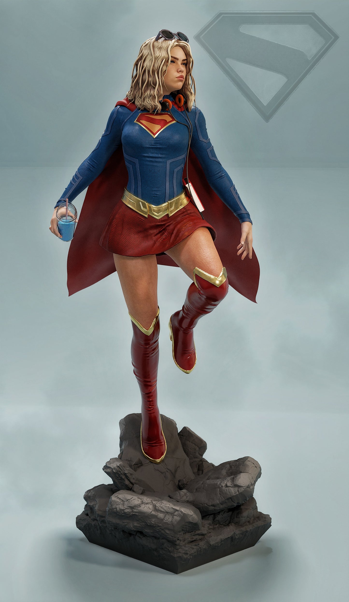 Supergirl Statue