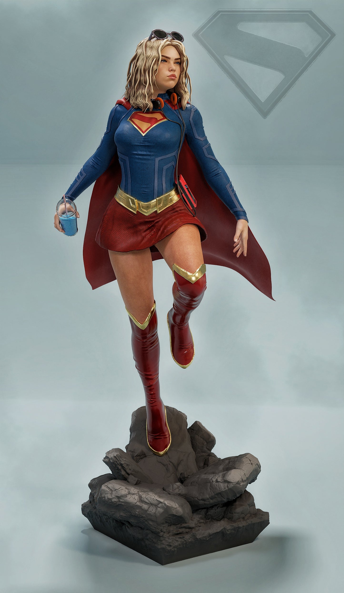 Supergirl Statue