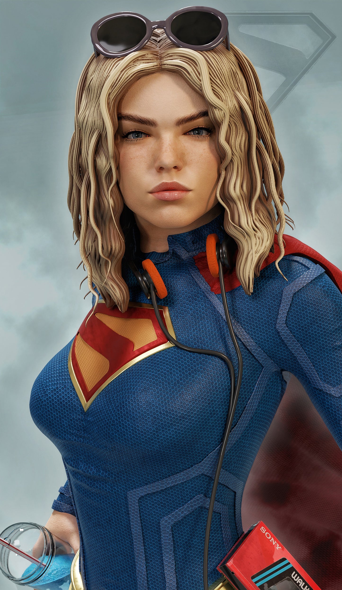 Supergirl Statue