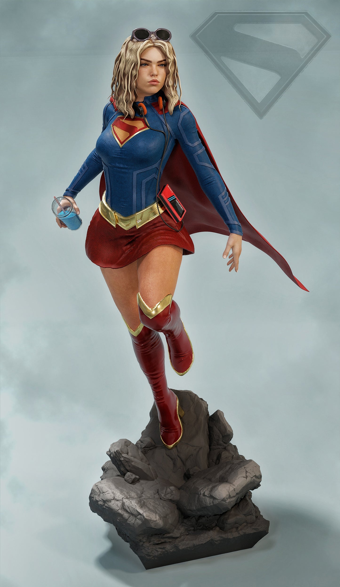 Supergirl Statue