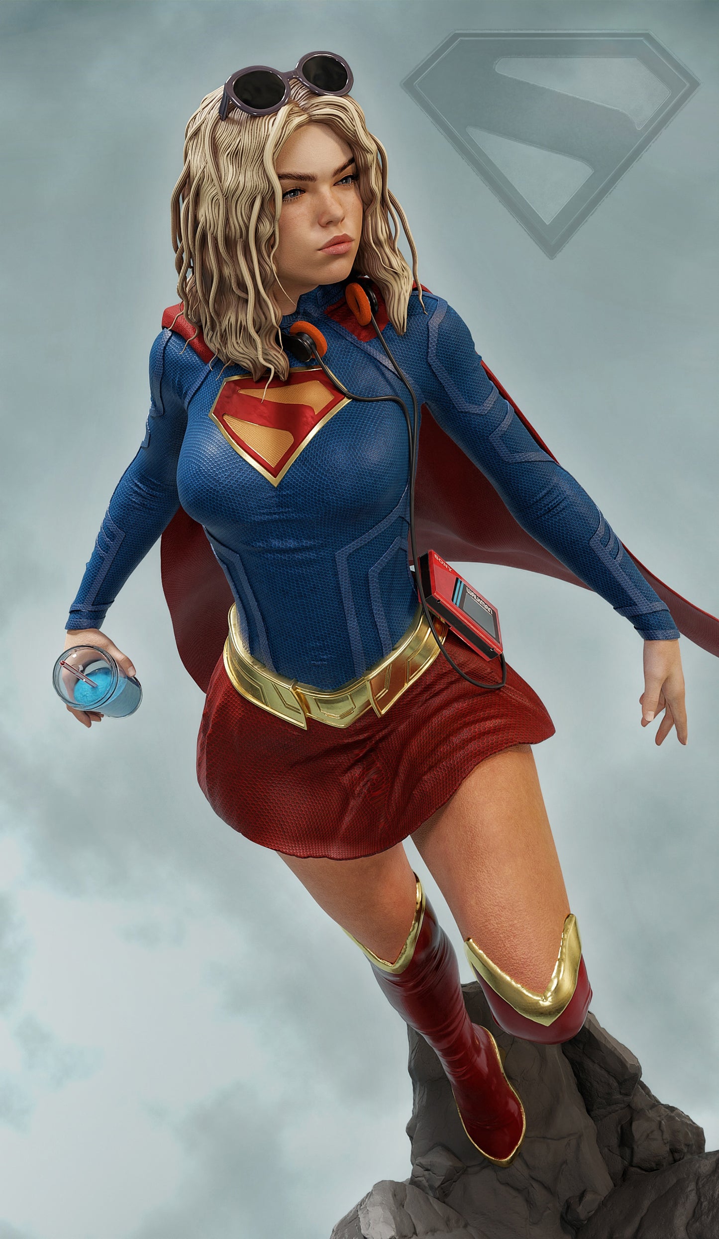 Supergirl Statue