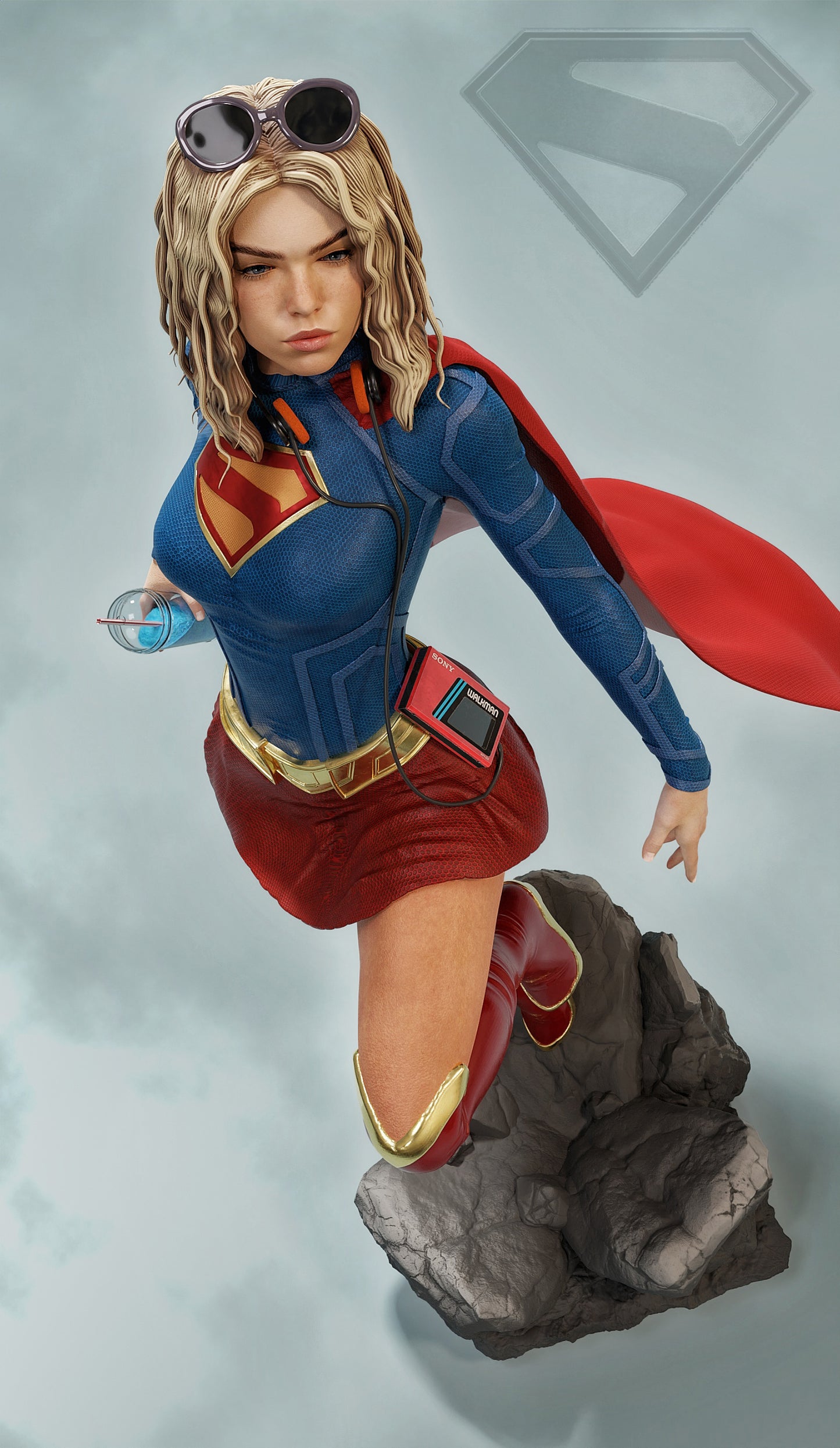 Supergirl Statue