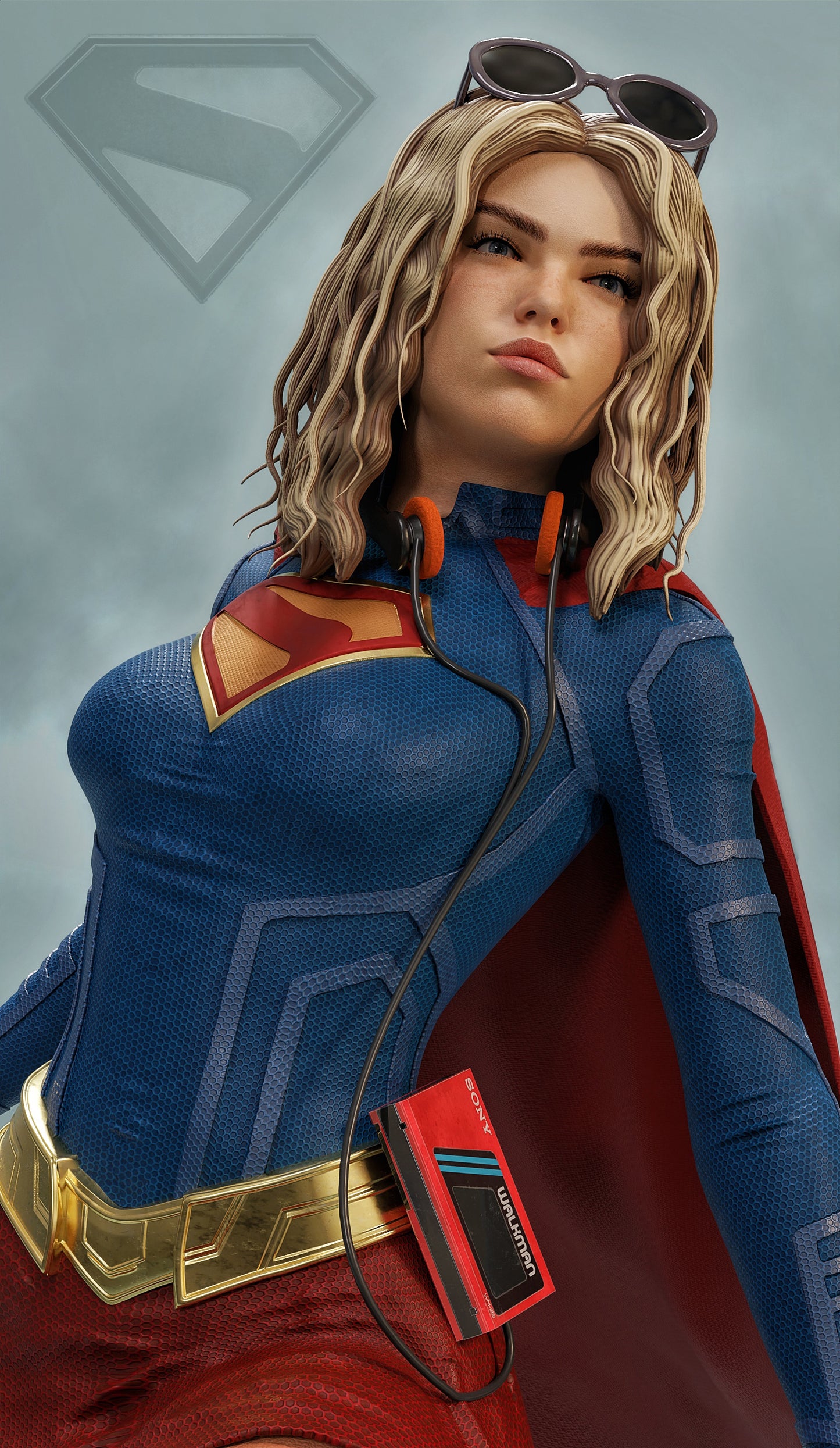 Supergirl Statue
