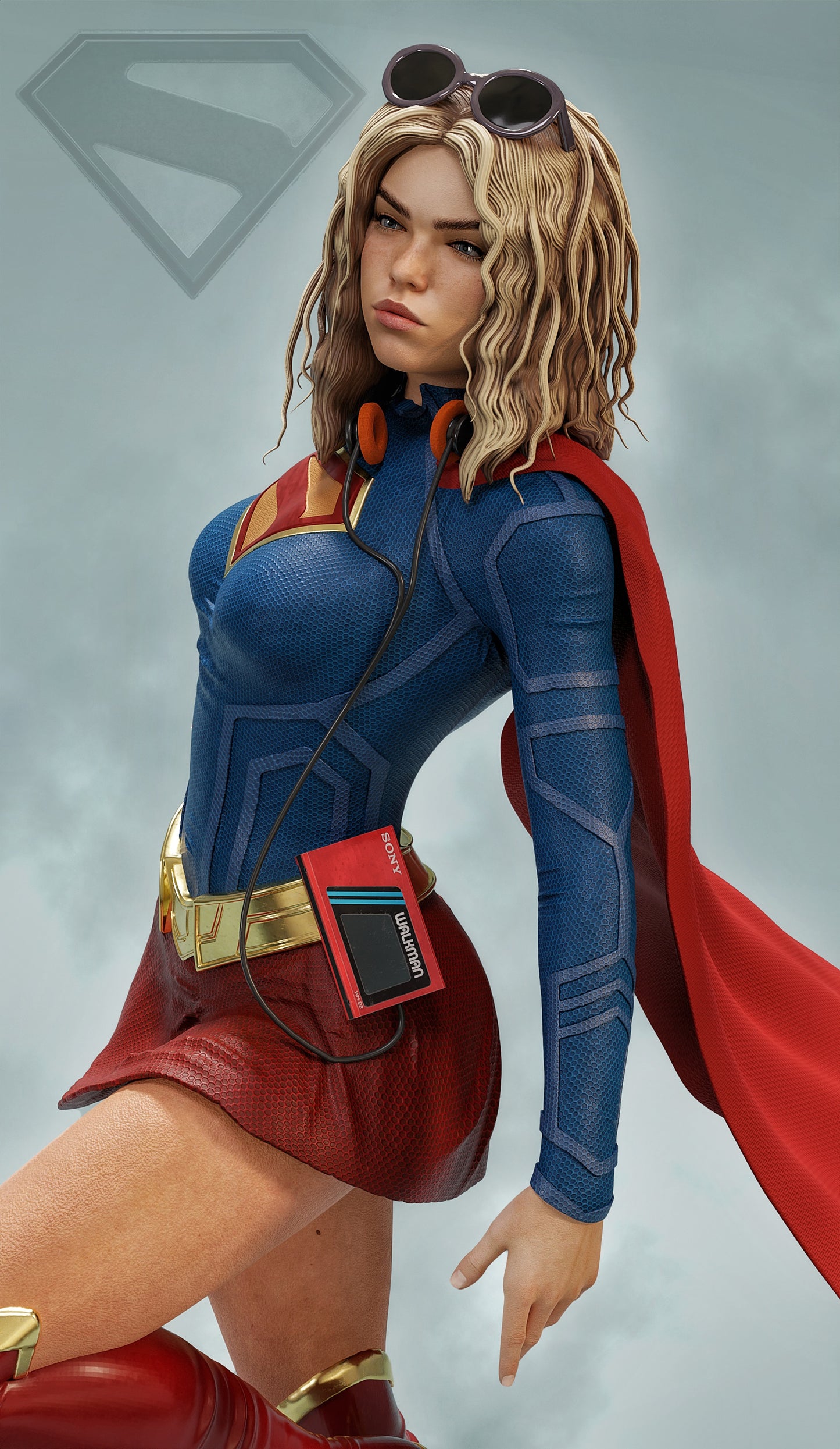 Supergirl Statue