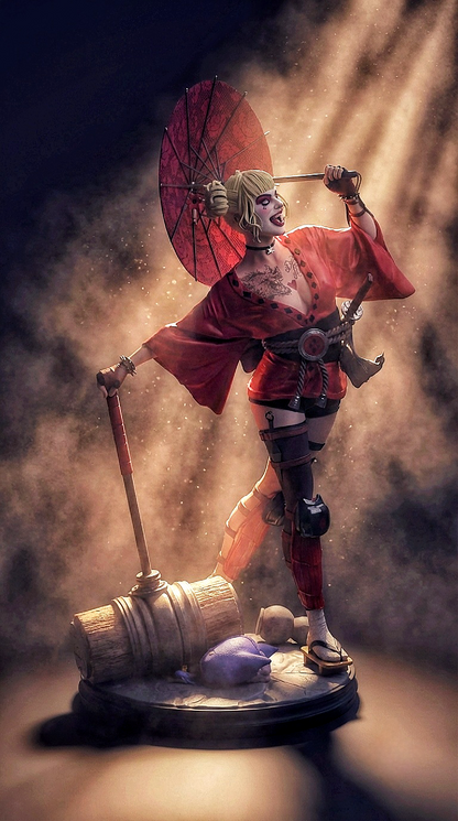 Harley Geisha Statue 3D-Printed Kit