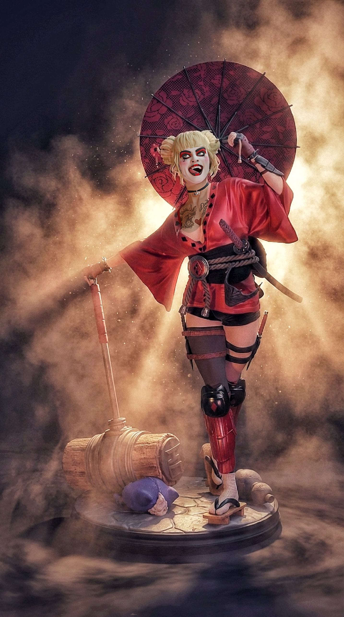 Harley Geisha Statue 3D-Printed Kit