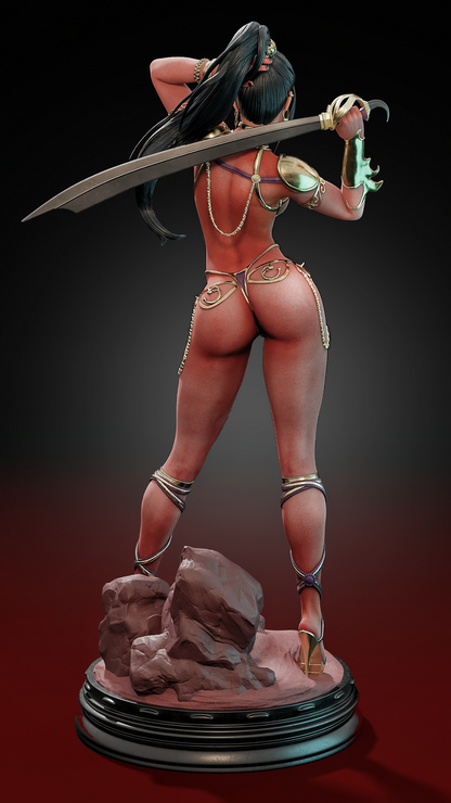 Dejah Thoris Statue 3D-Printed Kit