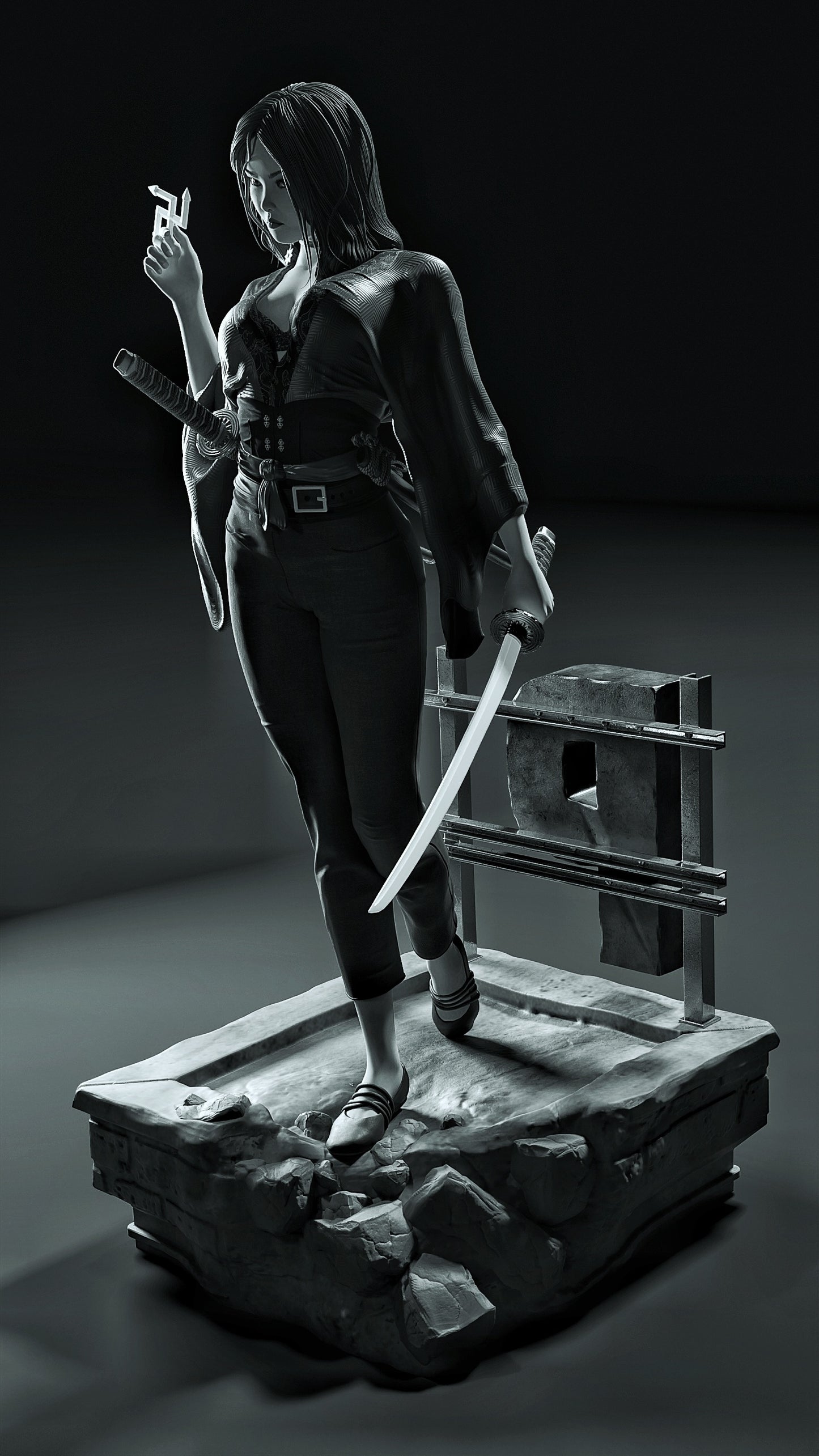 Miho Statue 3D-Printed Kit
