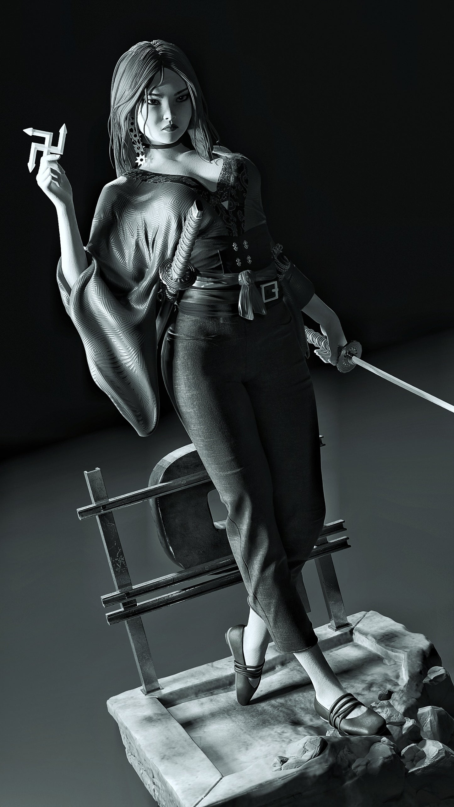 Miho Statue 3D-Printed Kit